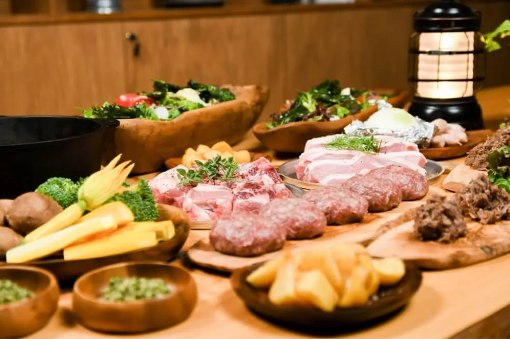 KEiNAの自慢の食事